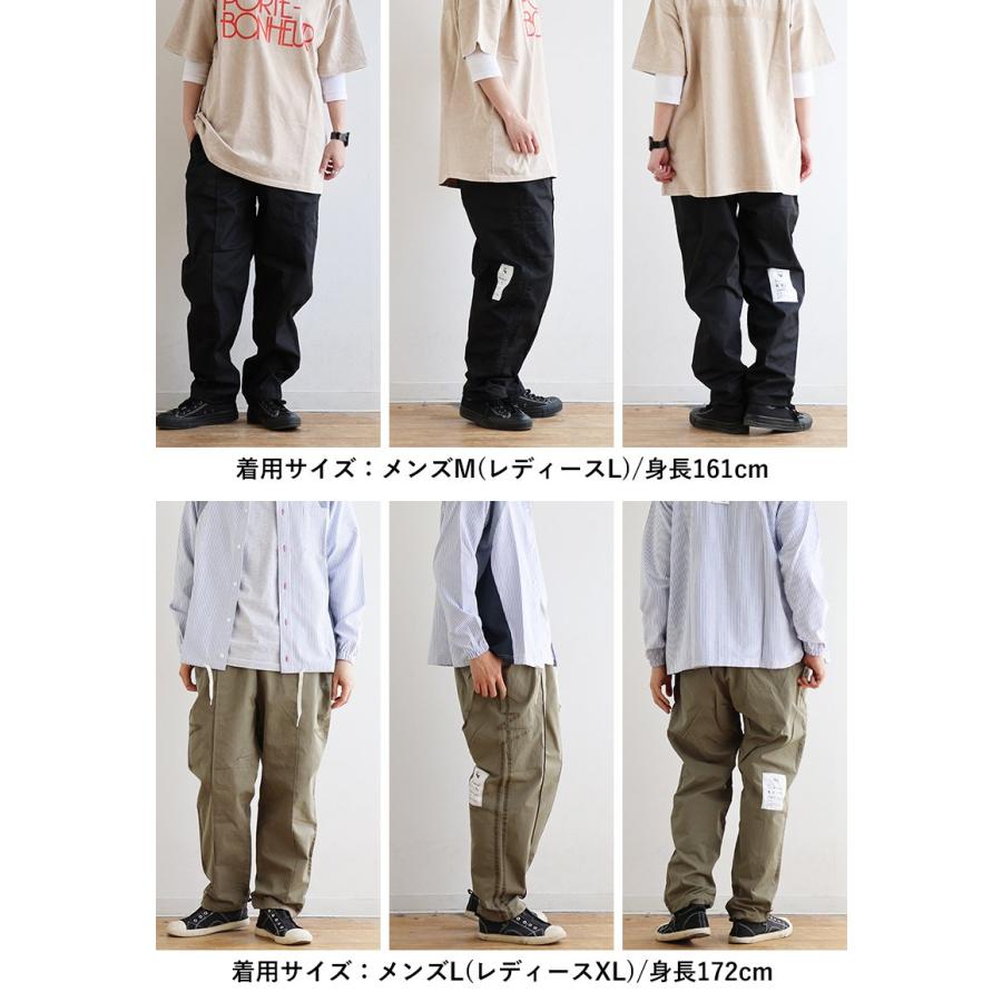 Duckster ダックスター パンツ テーパード ジョグパンツ メンズ レディース コットンツイル リフレクター プリント グログランテープ ウエストゴム パティ | PATY | 11