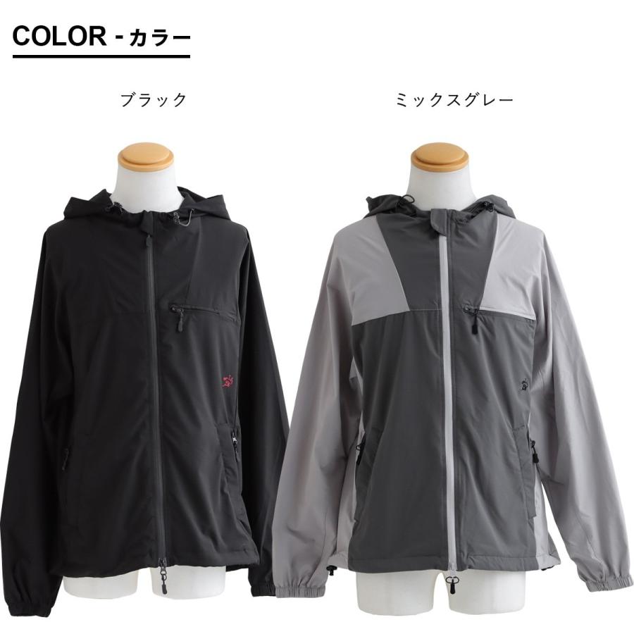 マウンテンパーカー 涼しい メンズ レディース 春 夏 冷感 薄手 ストレッチ ハイネック 撥水 軽量 防汚 防風 ロールデザイン パティ Mr.Lumberjack | PATY | 03