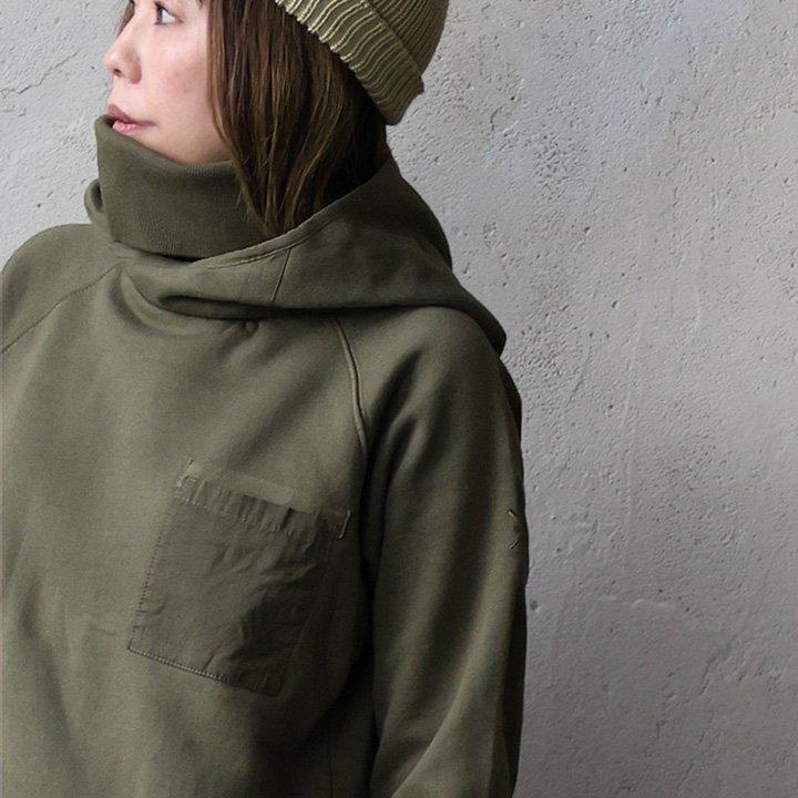 PATY パーカー タートル メンズ レディース 長袖 裏起毛 USAコットン