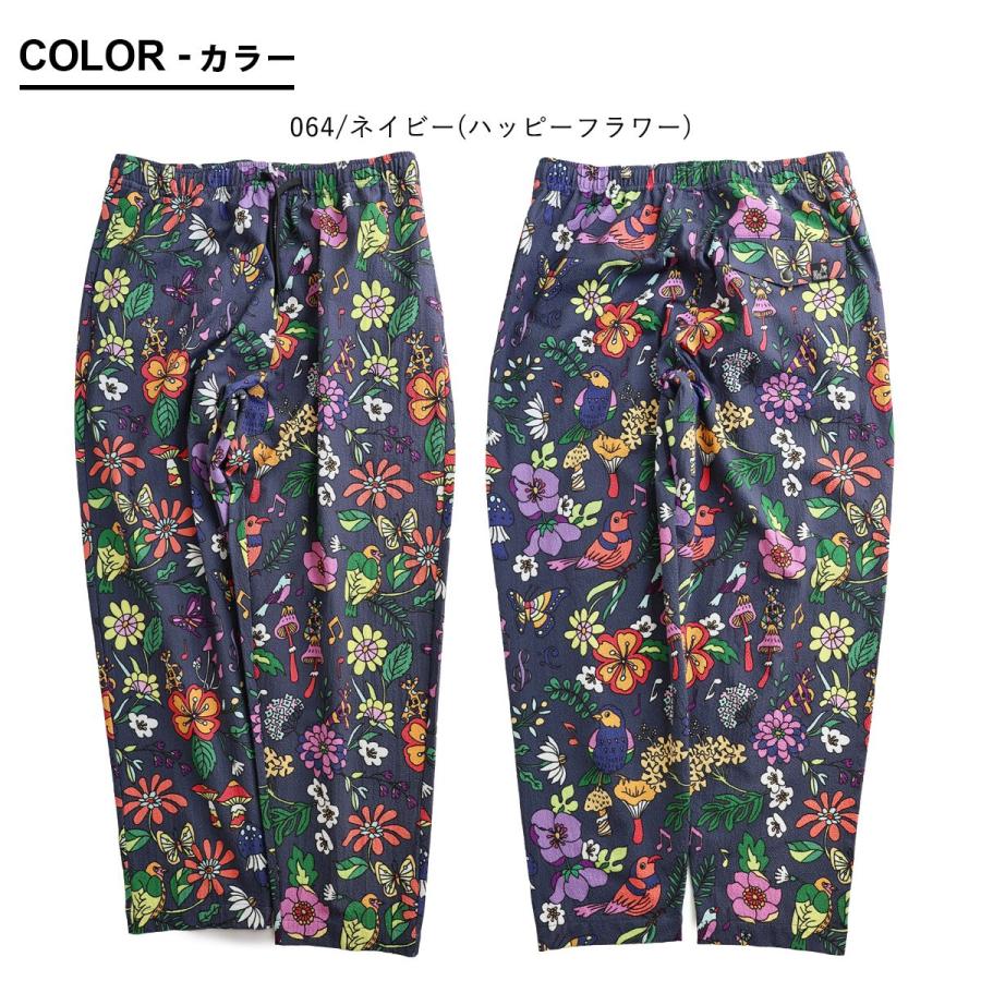 go slow caravan ゴースローキャラバン パンツ アンクル丈 テーパード メンズ レディース シアサッカー ストレッチ 動きやすい 薄手 涼しい ウエストゴム パティ | PATY | 02