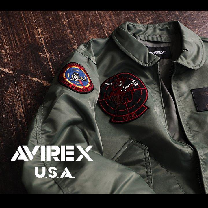 PATY AVIREX アビレックス フライトジャケット 長袖 メンズ レディース