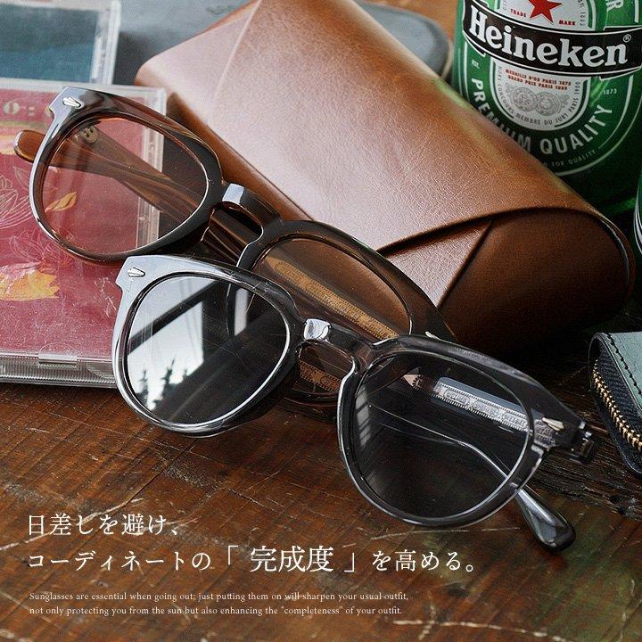 サングラス めがね メガネ 眼鏡 メンズ レディース 日差し避け クリア 無地 ケース付き 持ち運び ファッショングラス お洒落 カジュアル パティ | PATY | 04