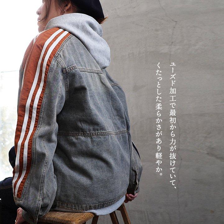 PATY ジャケット Gジャン レディース 綿100 デニム リメイク ユーズド