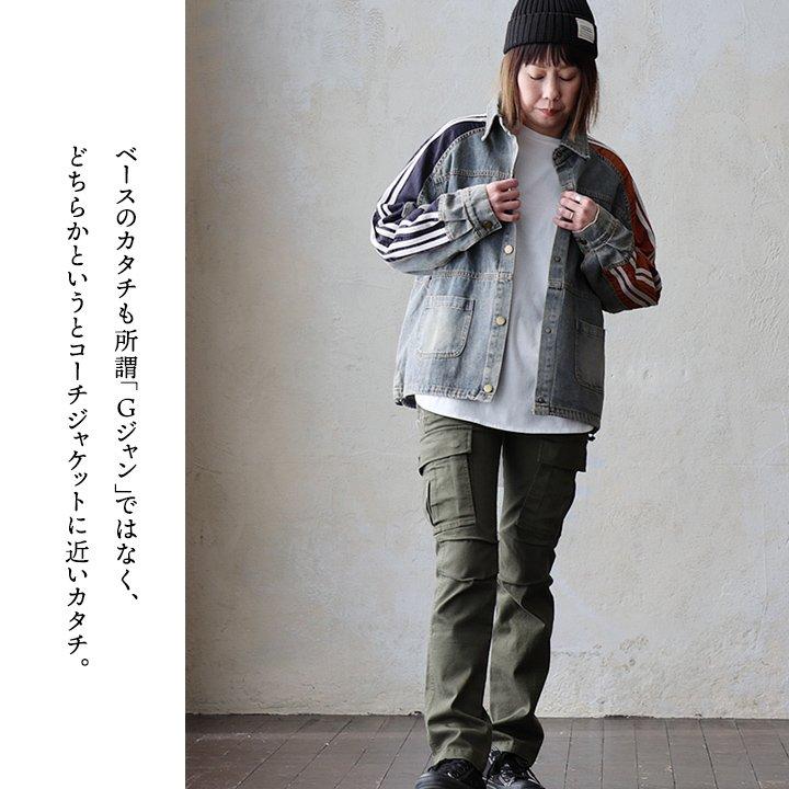 PATY ジャケット Gジャン レディース 綿100 デニム リメイク ユーズド