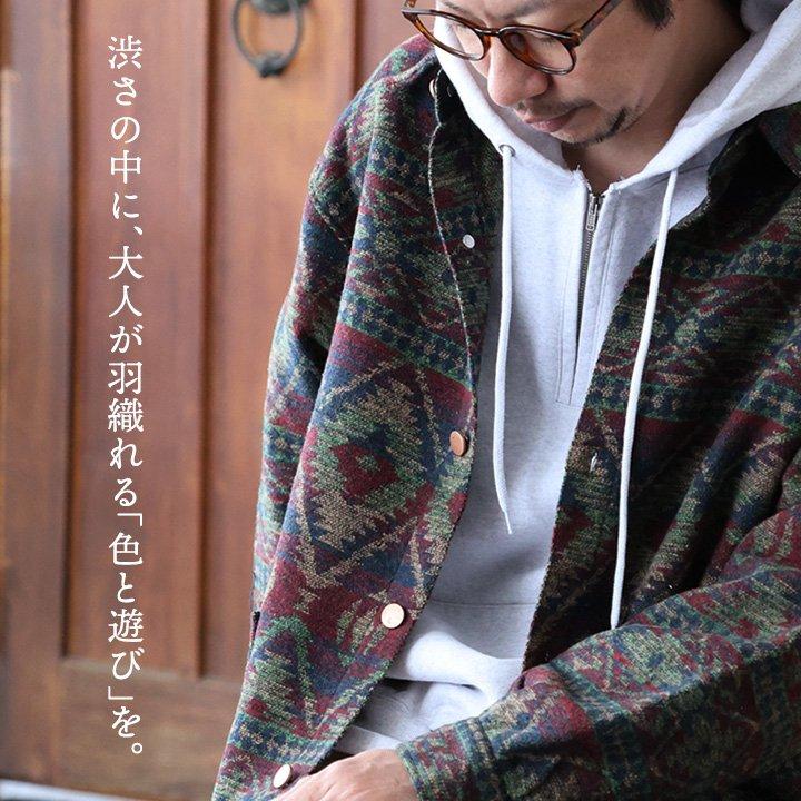 PATY ジャケット シャツジャケット 長袖 メンズ レディース ネイティブ