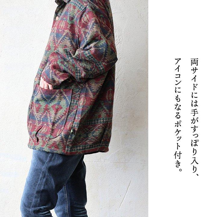 PATY ジャケット シャツジャケット 長袖 メンズ レディース ネイティブ