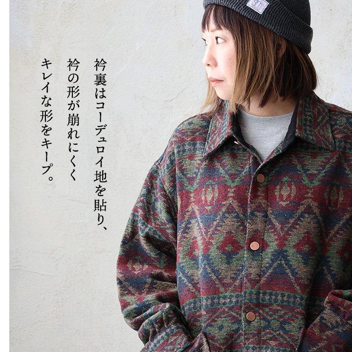 PATY ジャケット シャツジャケット 長袖 メンズ レディース ネイティブ