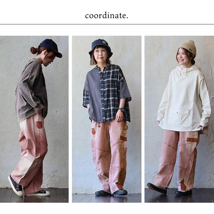 綿100%ウエストゴム デニムパンツ まとめ売り35本 リメイク素材 リペア生地 PATY デニムパンツ レディース ワイド テーパード 綿100 コットン