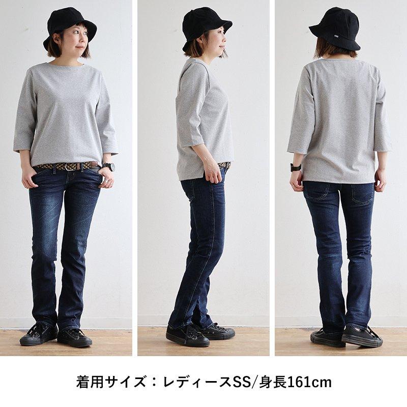Antgauge アントゲージ デニムパンツ スリム ストレート Wウエスト 美脚 細見え 小尻 レディース ストレッチ インディゴ レザー ウォッシュ加工 | PATY | 18