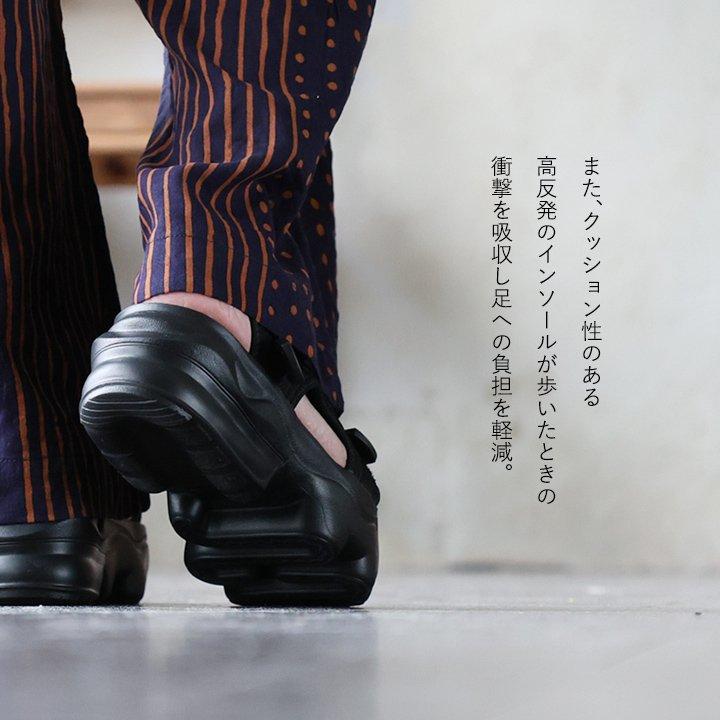 サンダル 厚底 スポーツサンダル 無地 軽い 軽量 歩きやすい 疲れにくい 高反発 インソール ベルト サイズ調整 脚長効果 すっきり パティ | PATY | 08