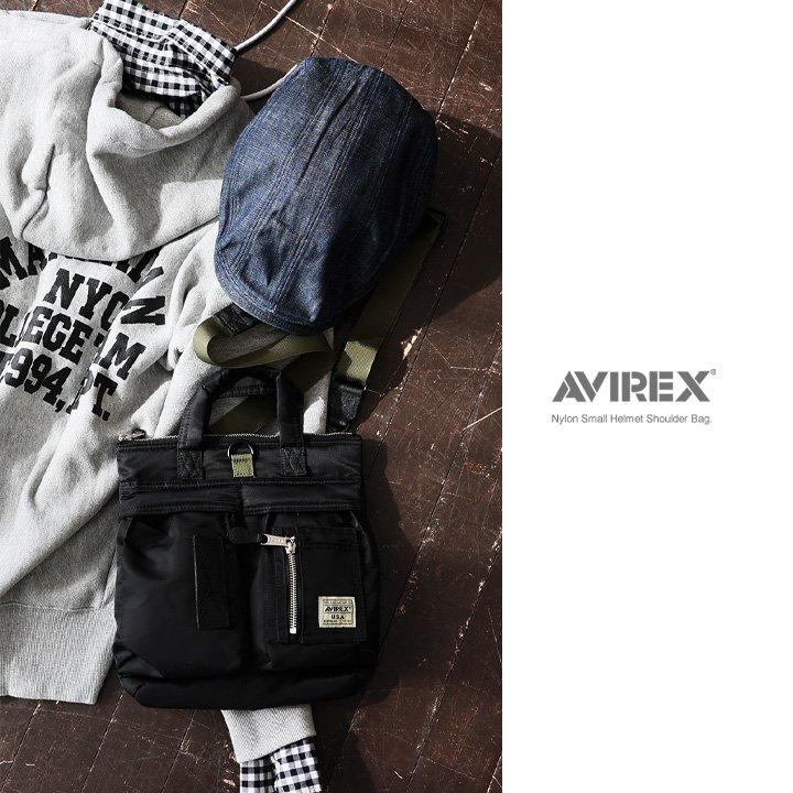 AVIREX アビレックス バッグ ショルダーバッグ ハンドバッグ 2WAY ヘルメットバッグ メンズ レディース ナイロン 丈夫 タフ ポケット パティ | PATY | 04