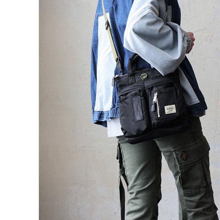 AVIREX アビレックス バッグ ショルダーバッグ ハンドバッグ 2WAY ヘルメットバッグ メンズ レディース ナイロン 丈夫 タフ ポケット パティ | PATY | 08