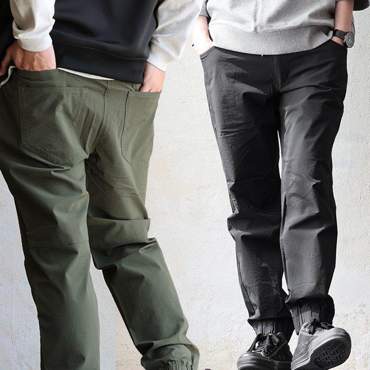 ジョガーパンツ テーパード メンズ レディース コーデュラ ナイロン ストレッチ シワ加工 マット | PATY