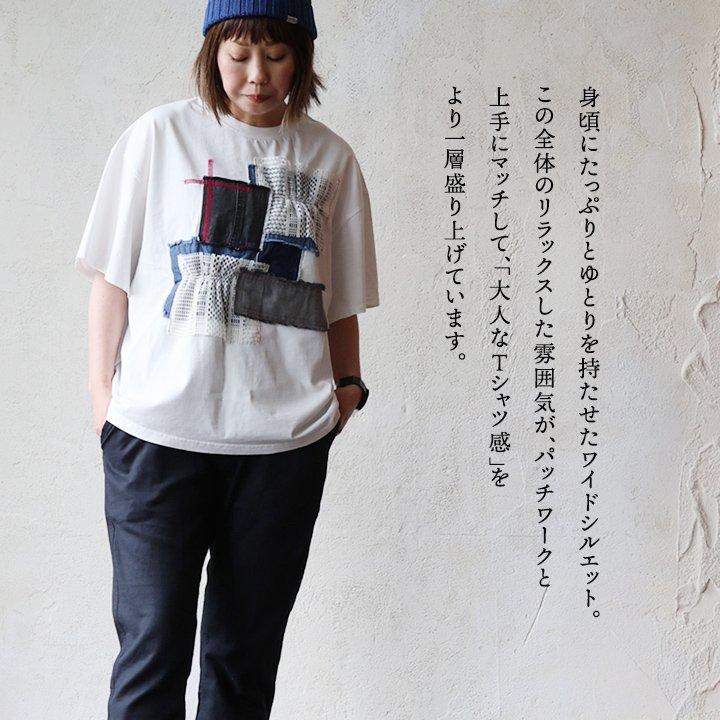 PATY Tシャツ 5分袖 レディース ワイド しっかり コットン デニム