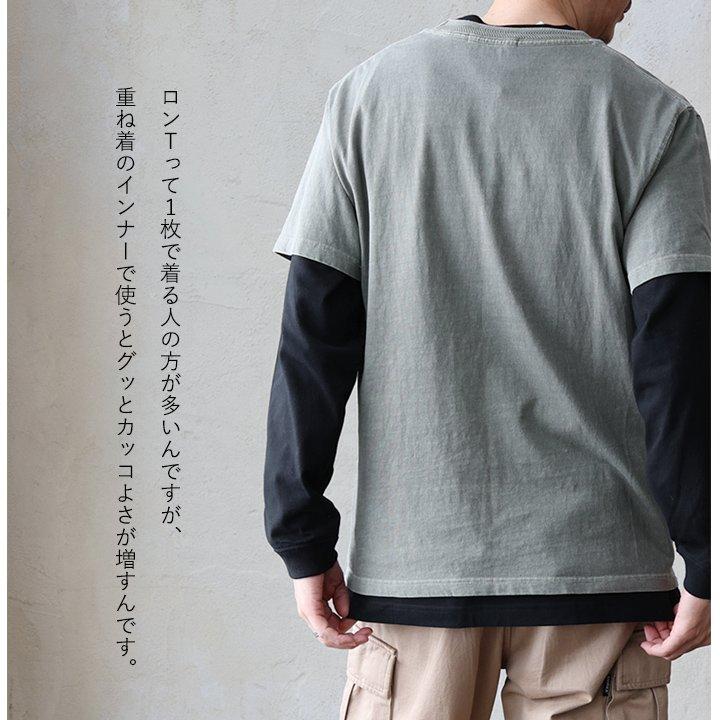 tシャツ 長袖 ロングtシャツ インナー レディース メンズ ストレッチ 袖リブ 綿100 コットン 重ね着 ロンt パティ TOneontoNE トーン | PATY | 16