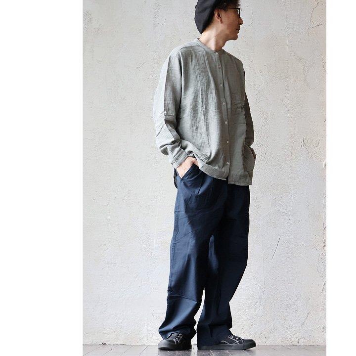 パンツ ワイド テーパード メンズ レディース 無地 綿麻 コットン リネン 涼しい 通気性 軽い 薄手 夏 パティ Audience オーディエンス | PATY | 11