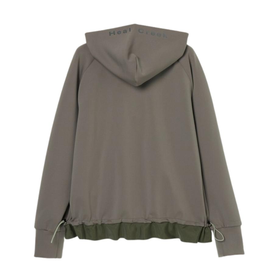 Heal Creek（ヒールクリーク） 裾切替フルジップパーカー レディース