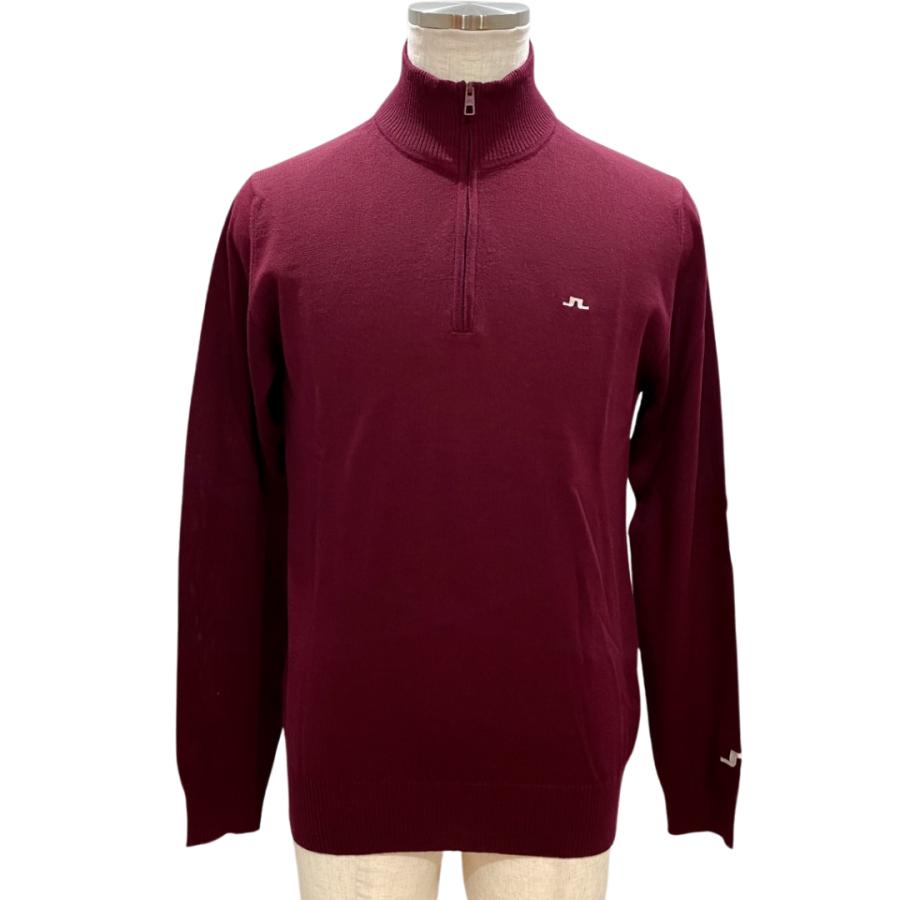 J.LINDEBERG（ジェイリンドバーグ） ハーフジップモックネックセーター