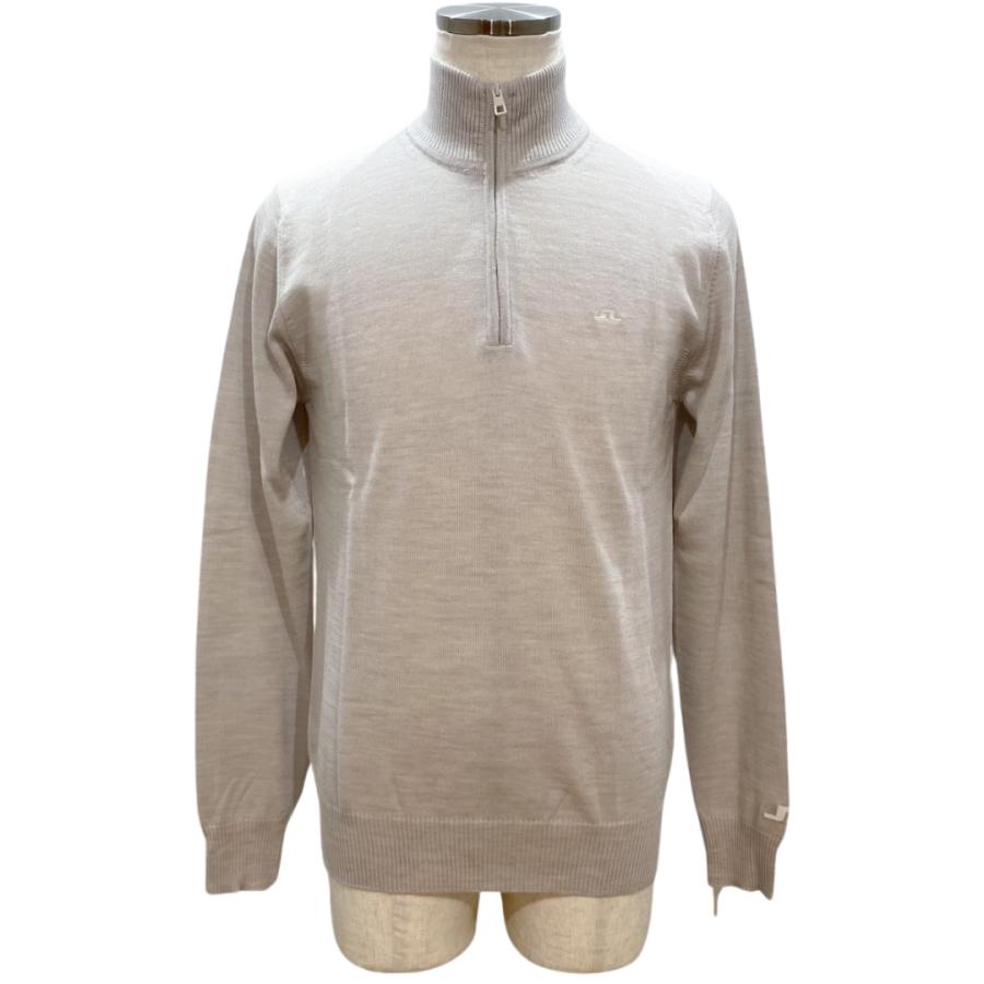J.LINDEBERG ジェイリンドバーグ ハーフジップモックネックセーター メンズ ゴルフ ゴルフウェア ニット メリノウール M/L 送料無料 071-12911 セールの画像