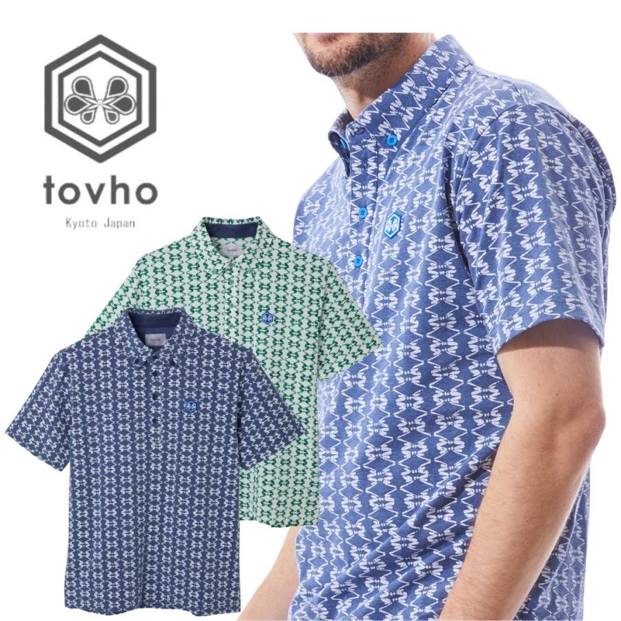 tovho トヴホ トブホ ゴルフウェア ポロシャツ トップス Lサイズ 半袖