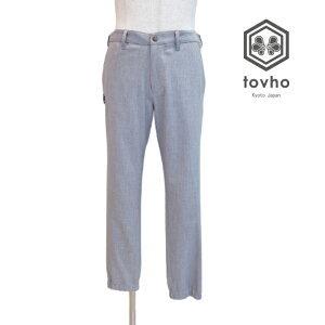 tovho トヴホ パンツ グレー　トグホ　ゴルフ　新品未使用 tovho トヴホ ゴルフウェア メンズ パンツ フレスコJOGパンツ ジョガー
