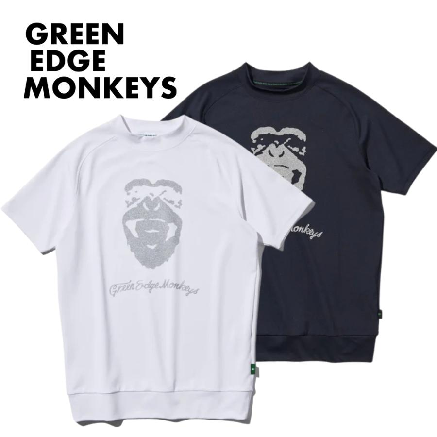 【新品・未使用】green edge monkeys モックネック GREEN EDGE MONKEYS グリーンエッジモンキーズ T-shirt Mock