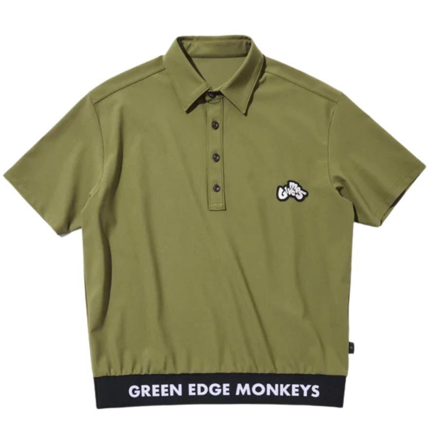 GREEN EDGE MONKEYS ゴルフシャツ ⛳️, Ribbed hem polo #3003-55