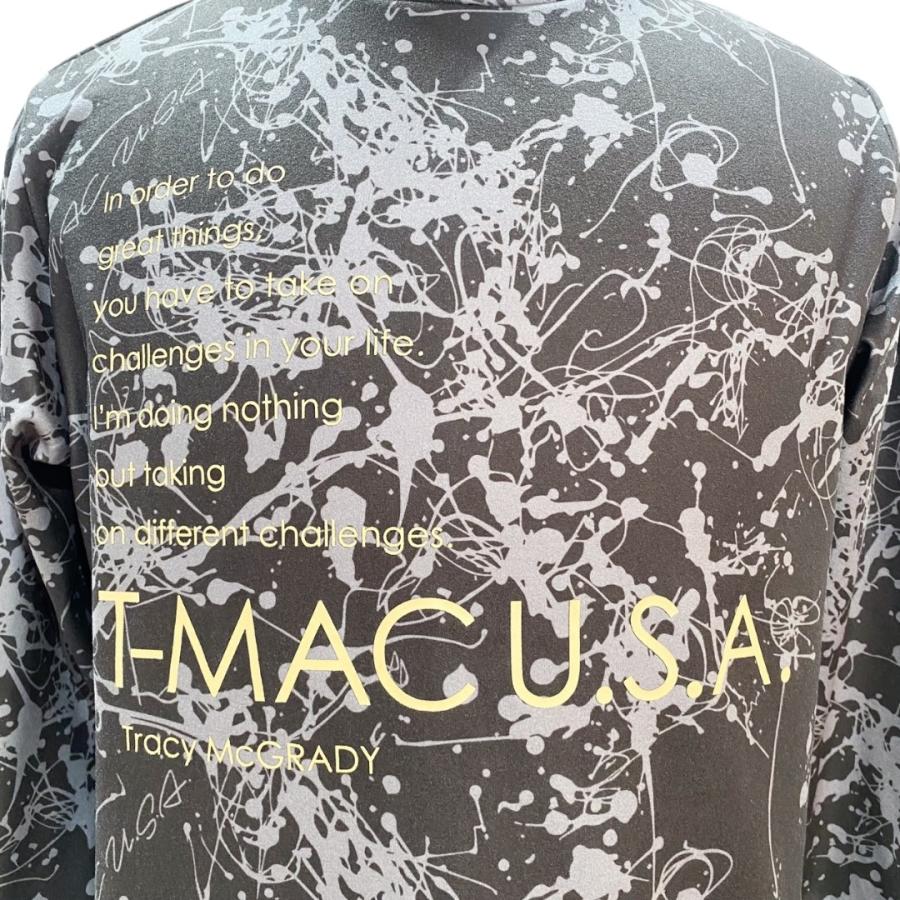 T-MAC（ティーマック） シブキ柄モックネック メンズ ゴルフ ゴルフ