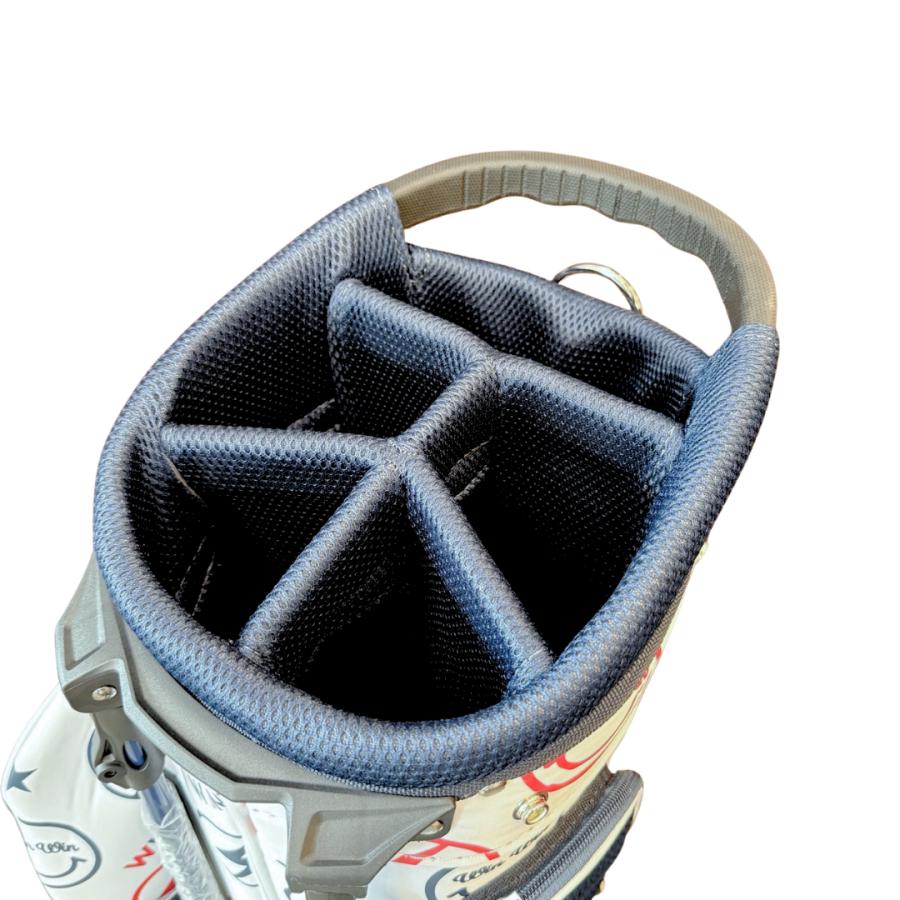 WINWIN STYLE スタンドキャディーバッグ スマイリーデザイン ゴルフ WINWIN STYLE ウィンウィンスタイル ウィンウィンスマイル