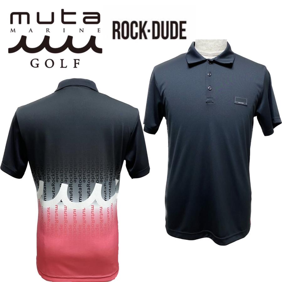 ROCK DUDE (ロックデュード) ×ムータマリンゴルフ用ポロシャツ