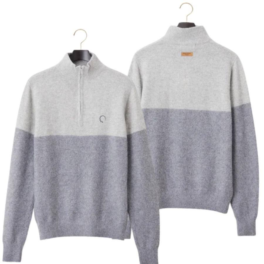 PERFECT TAN パーフェクトタン カシミヤハーフジッププル PERFECT TAN パーフェクトタン カシミヤハーフジッププル