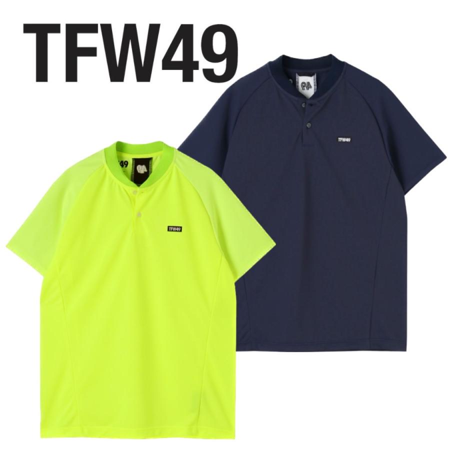 【メンズ】 TFW49 カラーレスポロ ポロシャツ 透け防止 ストレッチ性 吸水速乾性 UVカット 高機能 ベーシック 送料無料