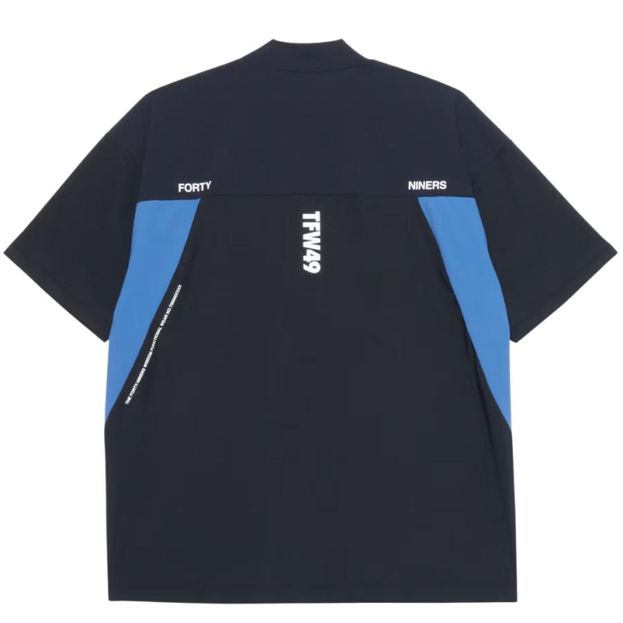 TFW49 ゴルフウェア メンズ モックネック 半袖シャツ WIDE SHORT