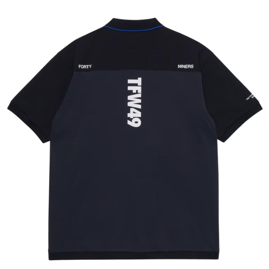 【送料無料】 TFW49 SIGNATURE SS REGULAR POLO メンズ ゴルフウェア ポロシャツ 吸水速乾 UVカット 透け防止 鹿の子 M/L T102610013の画像