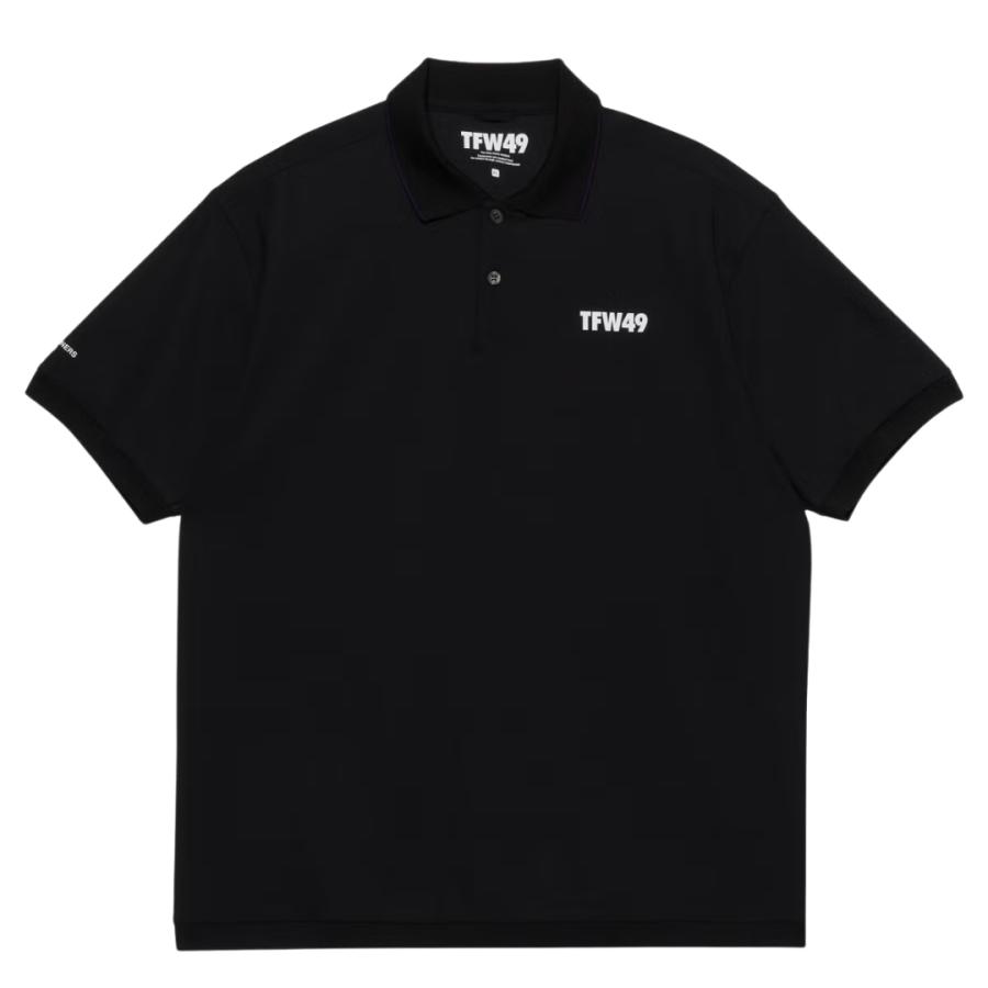 【送料無料】 TFW49 SIGNATURE SS REGULAR POLO メンズ ゴルフウェア ポロシャツ 吸水速乾 UVカット 透け防止 鹿の子 M/L T102610013の画像