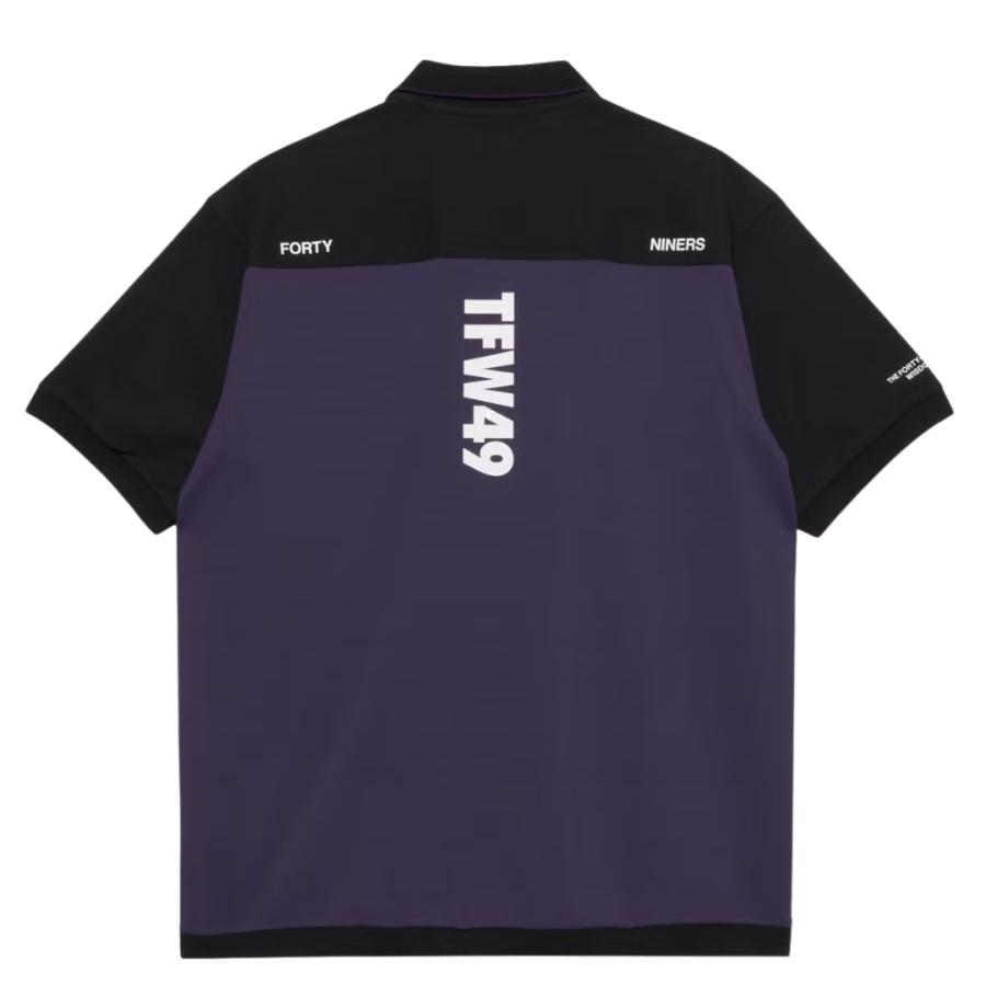 【送料無料】 TFW49 SIGNATURE SS REGULAR POLO メンズ ゴルフウェア ポロシャツ 吸水速乾 UVカット 透け防止 鹿の子 M/L T102610013の画像