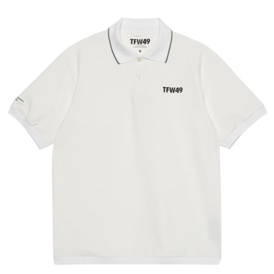 【送料無料】 TFW49 SIGNATURE SS REGULAR POLO メンズ ゴルフウェア ポロシャツ 吸水速乾 UVカット 透け防止 鹿の子 M/L T102610013の画像