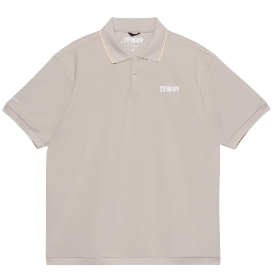 【送料無料】 TFW49 SIGNATURE SS REGULAR POLO メンズ ゴルフウェア ポロシャツ 吸水速乾 UVカット 透け防止 鹿の子 M/L T102610013の画像