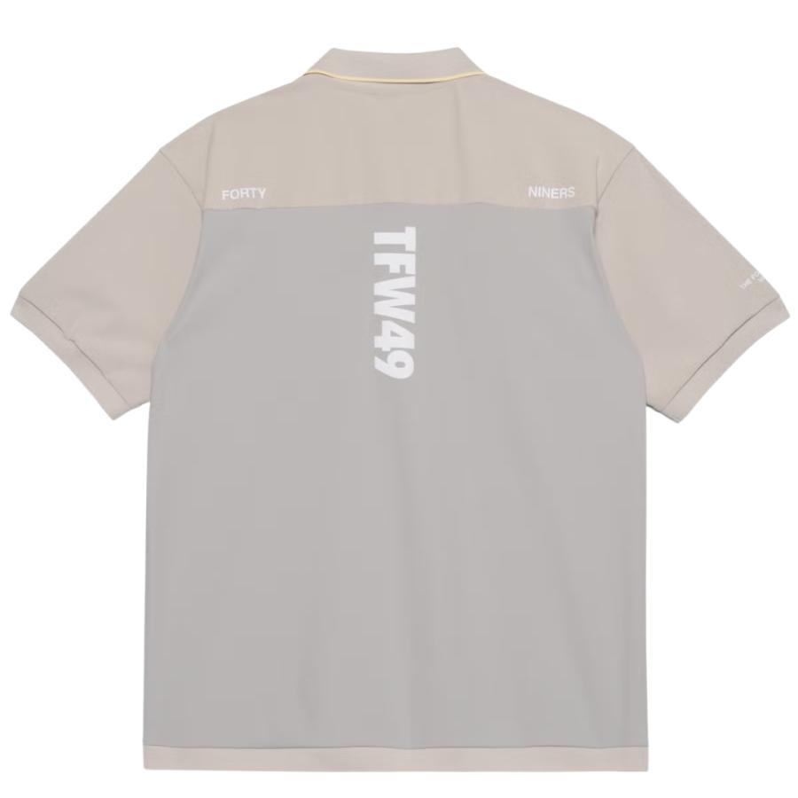 【送料無料】 TFW49 SIGNATURE SS REGULAR POLO メンズ ゴルフウェア ポロシャツ 吸水速乾 UVカット 透け防止 鹿の子 M/L T102610013の画像