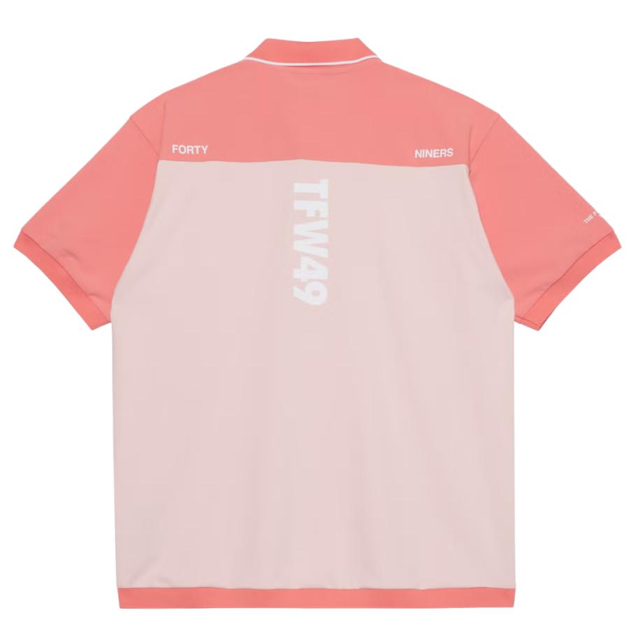 【送料無料】 TFW49 SIGNATURE SS REGULAR POLO メンズ ゴルフウェア ポロシャツ 吸水速乾 UVカット 透け防止 鹿の子 M/L T102610013の画像