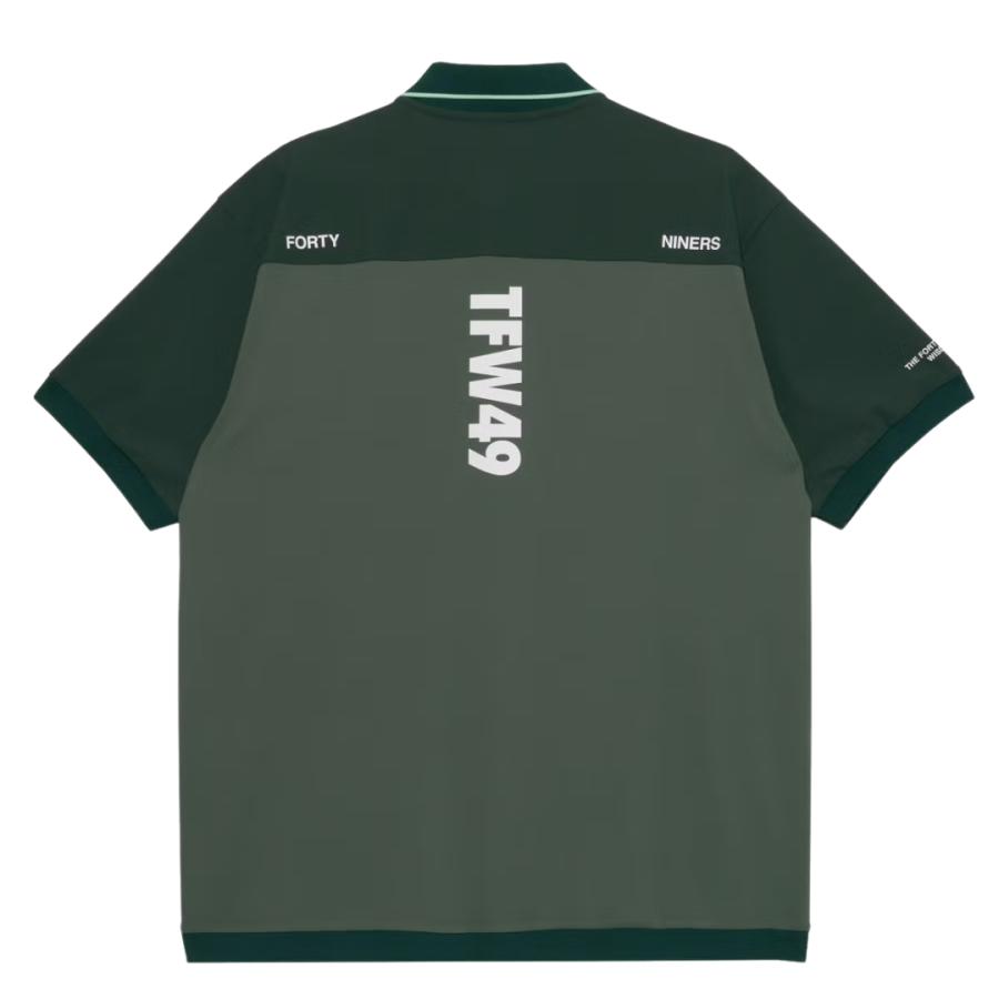 【送料無料】 TFW49 SIGNATURE SS REGULAR POLO メンズ ゴルフウェア ポロシャツ 吸水速乾 UVカット 透け防止 鹿の子 M/L T102610013の画像