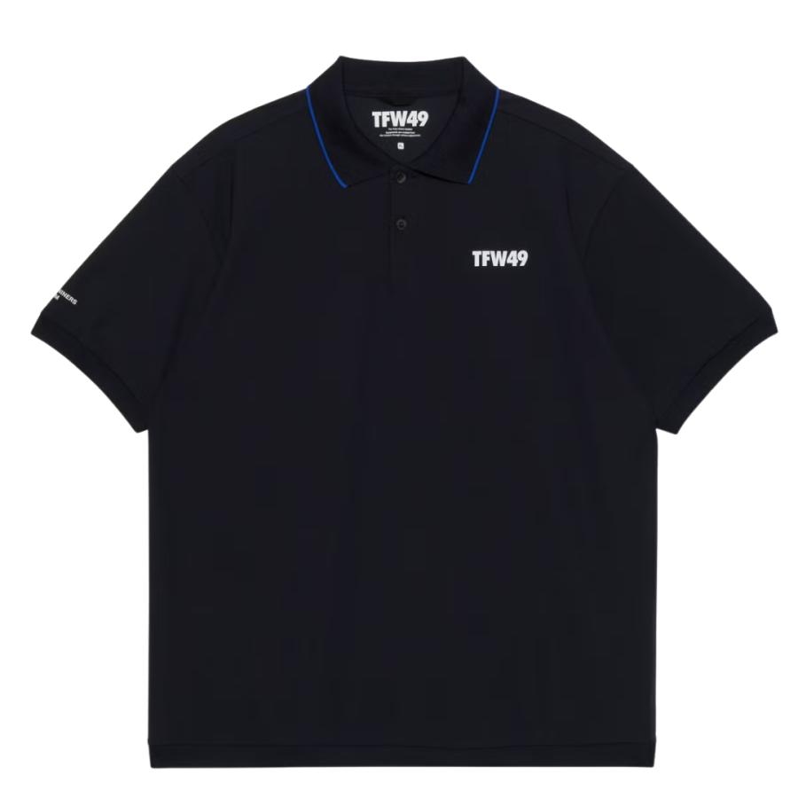 【送料無料】 TFW49 SIGNATURE SS REGULAR POLO メンズ ゴルフウェア ポロシャツ 吸水速乾 UVカット 透け防止 鹿の子 M/L T102610013の画像