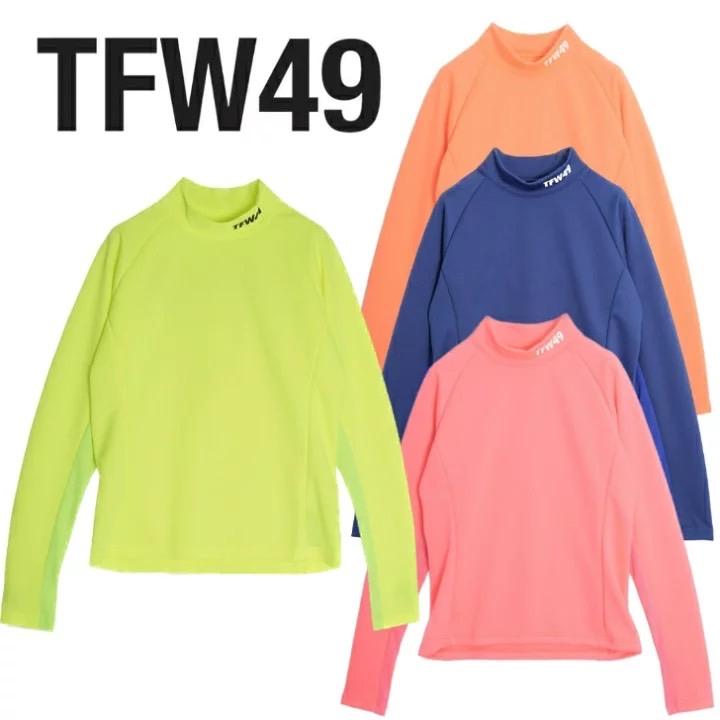 【新品・タグ付き】TFW49 レディース モックネック L クリーム TFW49 - RELAX HALF MOCKNECK T | モックネック | ベージュ