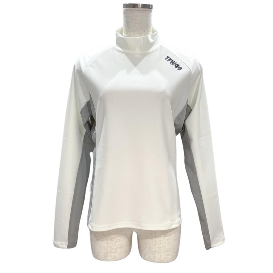TFW49 L MOCK-NECK-T LADYS ゴルフウエア TFW49 L MOCK-NECK-T LADYS ゴルフウエア