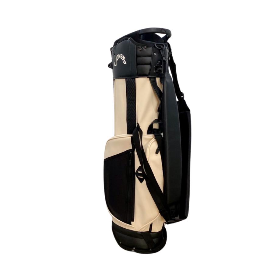 JONES Sports ジョーンズ Trouper-Cream/Black キャディバッグ