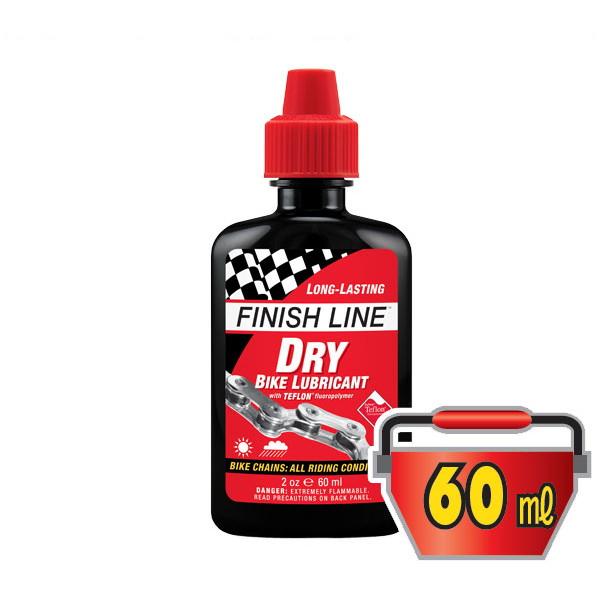 FINISH LINE(フィニッシュライン) ドライ バイク ルブリカント 60ml プラボトル/DRY BIKE LUBRICANT(潤滑剤