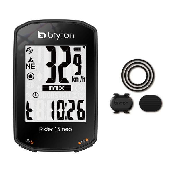 bryton ブライトン Rider15 NEO C ライダー15 ネオC ケイデンスセンサー付 GPSサイクルコンピューター｜pave