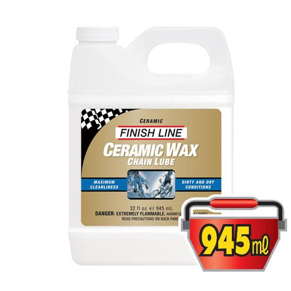 FINISH LINE(フィニッシュライン) セラミック ワックス チェーン ルーブ 945ml プラボトル/CERAMIC WAX