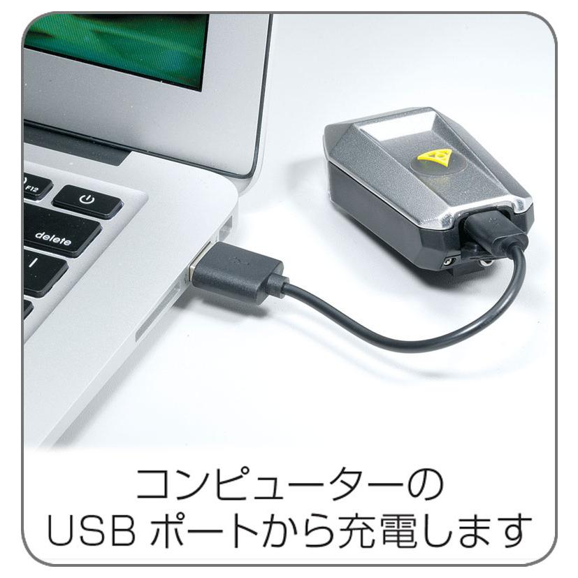 トピーク エアロルクス 1 ワット USB/AeroLux 1Watt USB　フロントライト　TOPEAK｜pave｜02