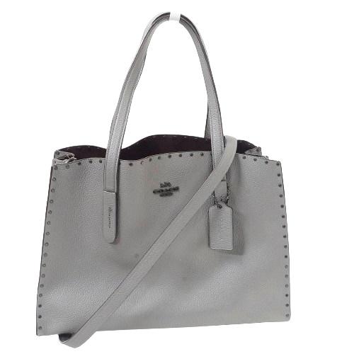 D♪COACH コーチ チャーリーキャリーオール ウィズ リベット 32987  